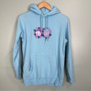 Primitive Rick and Morty Hoodie Sweater Men’s Size Small Baby Blue Adult Swim